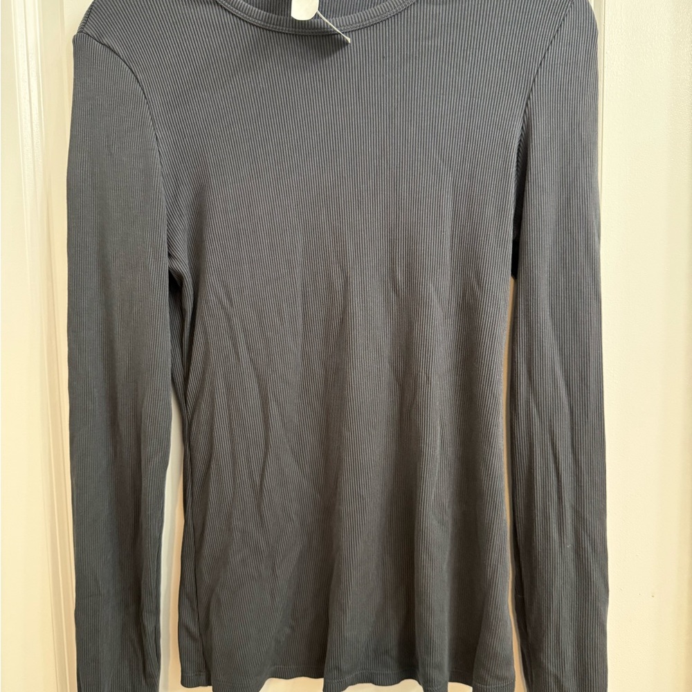 Alo yoga ribbed modal anthracite  longsleeve
